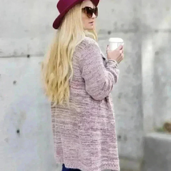 CASUAL DOLLZ So Soft & Cozy Cardigan - Rose - Picture 3 of 4